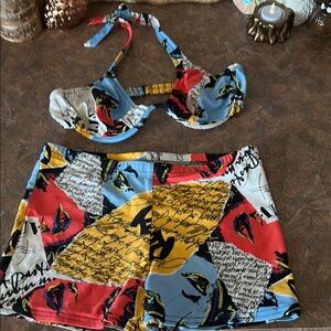 VENUS Colorful Graphic Bikini Set